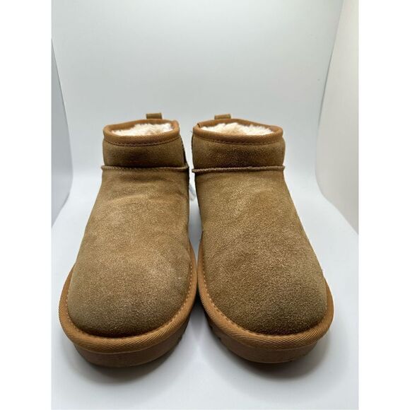 CUSHIONAIRE Women's pull on boot 9 WIDE CHESTNUT - Picture 2 of 7